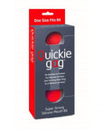 Quickie Gag - Mouth Bit - Red - K. P.