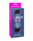 Quickie Gag - Mouth Bit - Black - K. P.