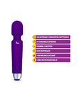 Travel Wand Massager - Tempest - Violet - K. P.