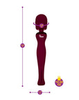 Rechargeable Wand Massager - Sultry - Ruby - K. P.