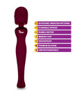 Rechargeable Wand Massager - Sultry - Ruby - K. P.