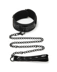 Diamond Collar & Leash - Black - K. P.