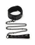 Diamond Collar & Leash - Black - K. P.