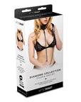 Diamond Collar & Leash - Black - K. P.