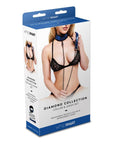Diamond Collar & Leash - Blue - K. P.