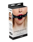 Diamond Deluxe Ball Gag - Black - K. P.