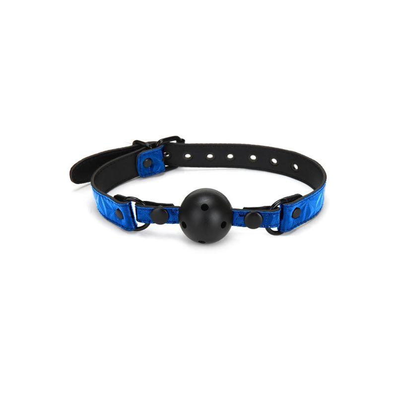 Diamond Deluxe Ball Gag - Blue - K. P.