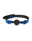 Diamond Deluxe Ball Gag - Blue - K. P.
