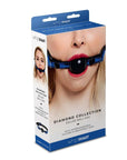 Diamond Deluxe Ball Gag - Blue - K. P.
