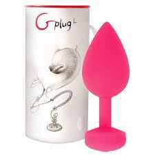 G-Vibe - Gplug Large Anal Plug - Neon Rose