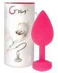 G-Vibe - Gplug Large Anal Plug - Neon Rose