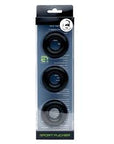 Chubby Cockring - 3 Pack - Black - K. P.