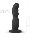 Fetish Collection - Silicone Realistic Strap-On - Black - K. P.