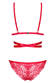Lovlea Bra & Panty Set - Red - K. P.