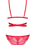 Lovlea Bra & Panty Set - Red - K. P.