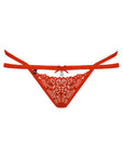 Lace Thong - Red