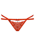 Lace Thong - Red - K. P.