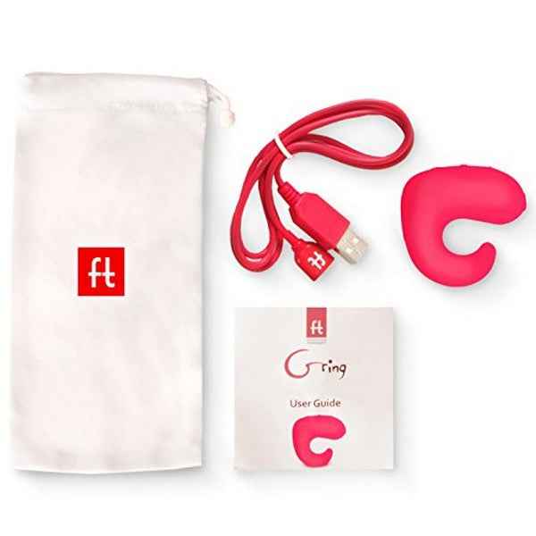 Gvibe - Finger Vibrator Gring - Neon Rose