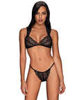 Elisetta Bra & Panty Set - Black - K. P.