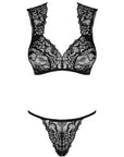 Elisetta Bra & Panty Set - Black - K. P.
