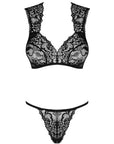Elisetta Bra & Panty Set - Black - K. P.