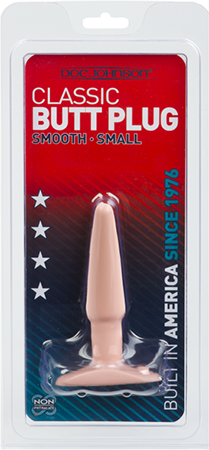 Classic Butt Plug - Small - White - K. P.