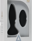 A-Play - Vibe - Adventurous - Rechargeable Silicone Anal Plug With Remote - Black - K. P.