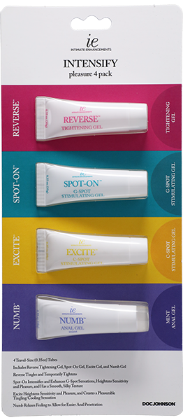 Intimate Enhancements - INTENSIFY Pleasure - 4-Pack - K. P.