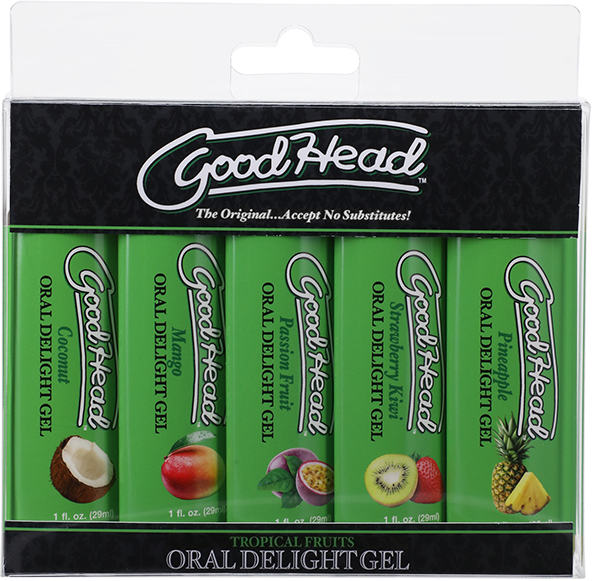 GoodHead - Oral Delight Gel Tropical Fruits - 5 Pack - K. P.