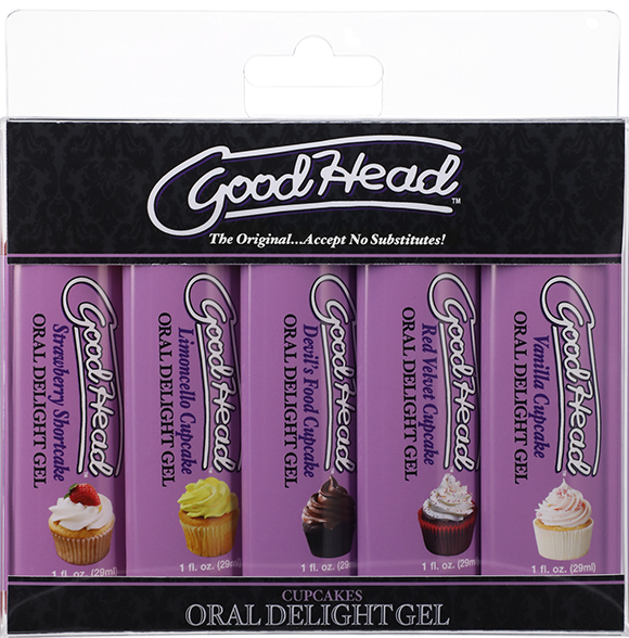 GoodHead - Oral Delight Gel Cupcakes - 5 Pack - K. P.