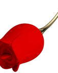 Tongue Licking Vibrator - Rose Lover - Red - K. P.