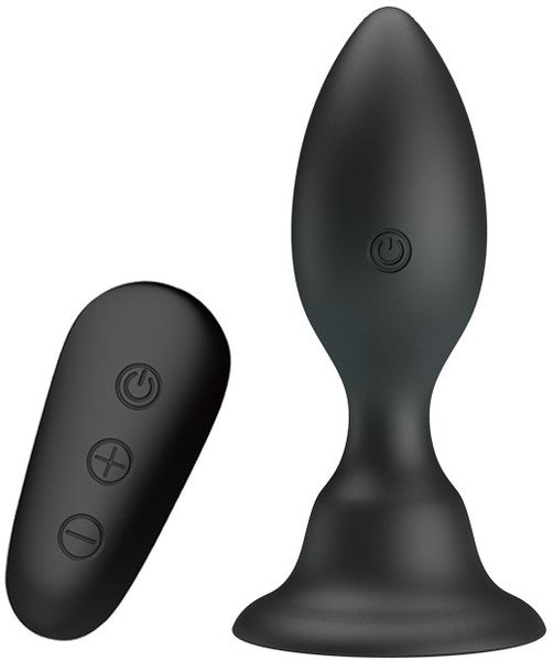 Mr. Play - Vibrating Anal Plug - Black - K. P.