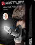 Vibrating Penis Sling - Jammy - Black - K. P.