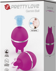 Licking Stimulator - Gemini Ball - Purple - K. P.