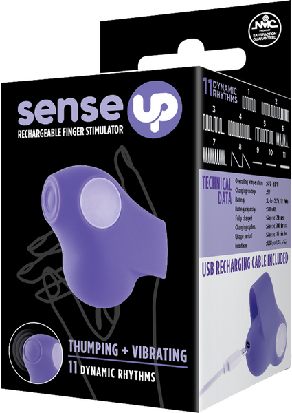 Rechargeable Finger Stimulator - Sense Up - Multiple Colours - K. P.