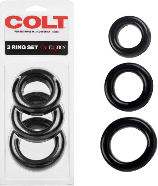 COLT - 3 Ring Set - Black - K. P.