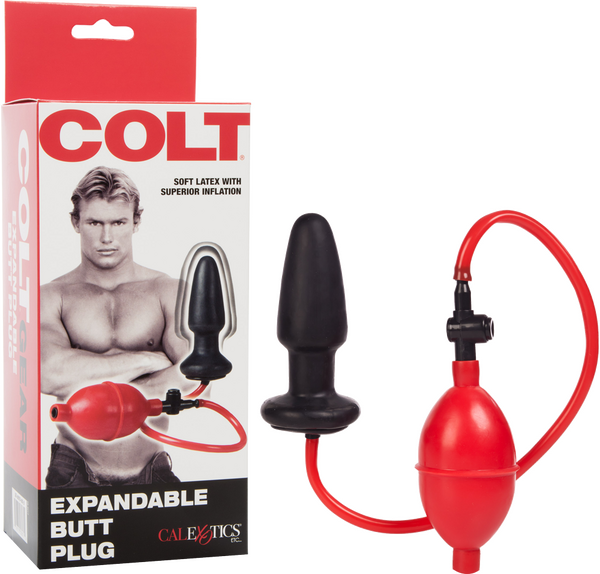 COLT - Expandable Butt Plug - Black/Red - K. P.