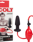 COLT - Expandable Butt Plug - Black/Red - K. P.