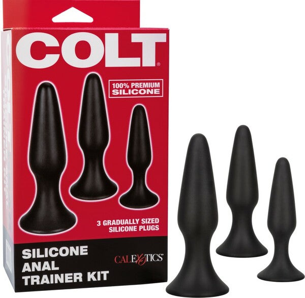 COLT - Silicone Anal Trainer Kit - Black - K. P.