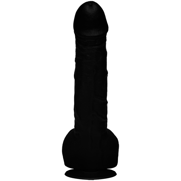 Kink - 10" Dual Density ULTRASKYN Squirting Cumplay Cock - Black - K. P.