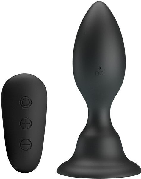 Mr. Play - Vibrating Anal Plug - Black - K. P.