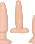 Vanilla Dip Butt Plugs - Flesh - K. P.