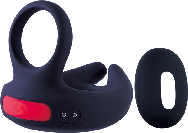 Dual Motor Cock Ornament with Scrotal Stimulator - Giga Booster - Multiple Colours - K. P.