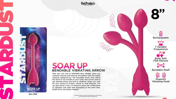 Stardust - Soar Up Bendable Arrow Vibe - Pink - K. P.