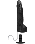 Kink - 10" Dual Density ULTRASKYN Squirting Cumplay Cock - Black - K. P.