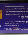 LaViva - Hide-a-Way Sexual Positioner Sex Swing - Black - K. P.