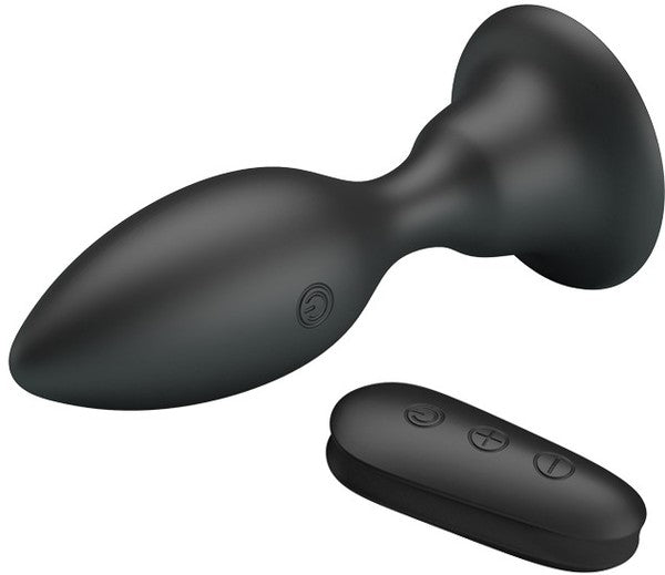 Mr. Play - Vibrating Anal Plug - Black - K. P.