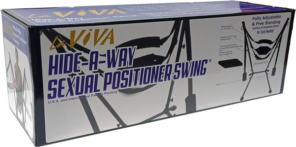 LaViva - Hide-a-Way Sexual Positioner Sex Swing - Black - K. P.