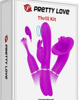 Vibrator & Attachments - Thrill Kit - Purple - K. P.