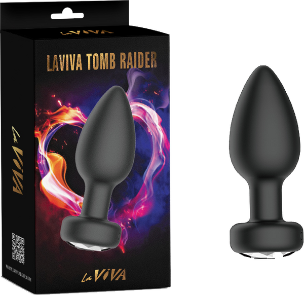LaViva - Tomb Raider App Control Butt Plug - Black - K. P.